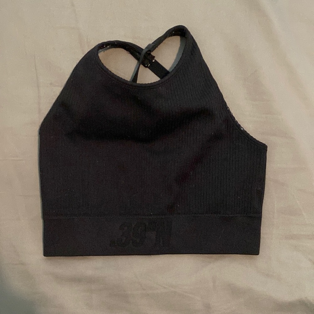 Topshop Black Sports Bra Size 4-6